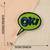 Original English Letters Embroidered Patch Sticker for Clothing