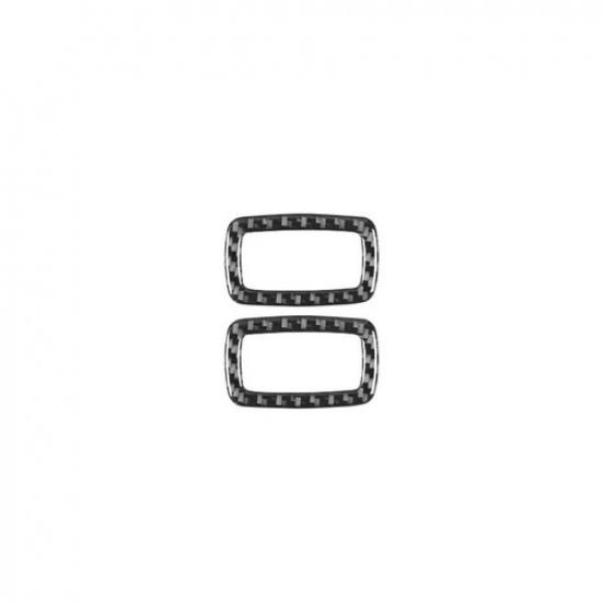 Carbon Fiber Interior Rear Window Control Cover Trim For Dodge Journey 2011-2018