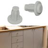 100Pcs Silicone Cabinet Door Bumper Cushion Silicone Hole Plugs NonSlip Bumper Feet Pads Cabinet Door Grippers