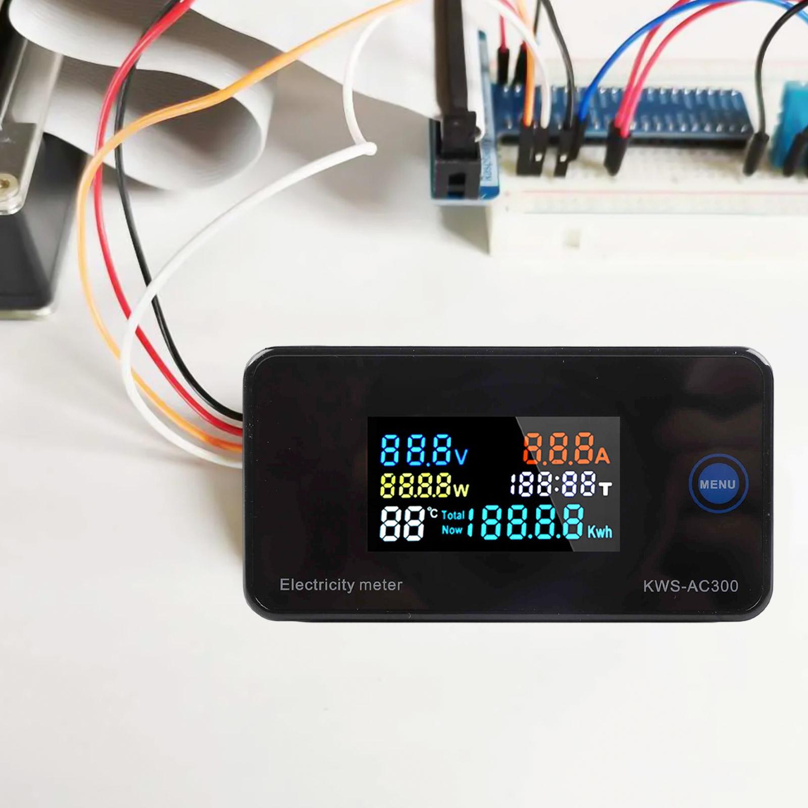 

78.8*41*20.4 Mm Digital Watt Meter Energy Meter With Lcd Display High Accuracy Measurement Power-off Memory Function China Mainland
