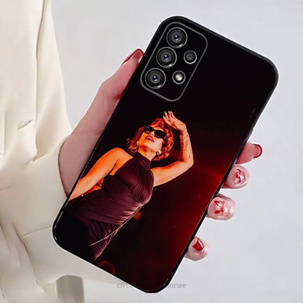 

Singer RAYE Phone Case For Samsung Galaxy A13,21s,22,31,32,52,53,71,80,A91 Soft Black Shell Samsung A72
