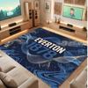 Tappeto in Velluto di Cristallo con Stampa Calcio Everton, Comodo Assorbente d'Acqua Antiscivolo Tappeto per Pavimenti Interni