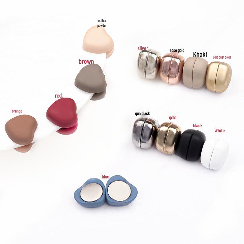 Bonbonfarbe Magnetische Brosche & Schalclip - Zweifach verwendbarer Reversverschluss für Damen Schals