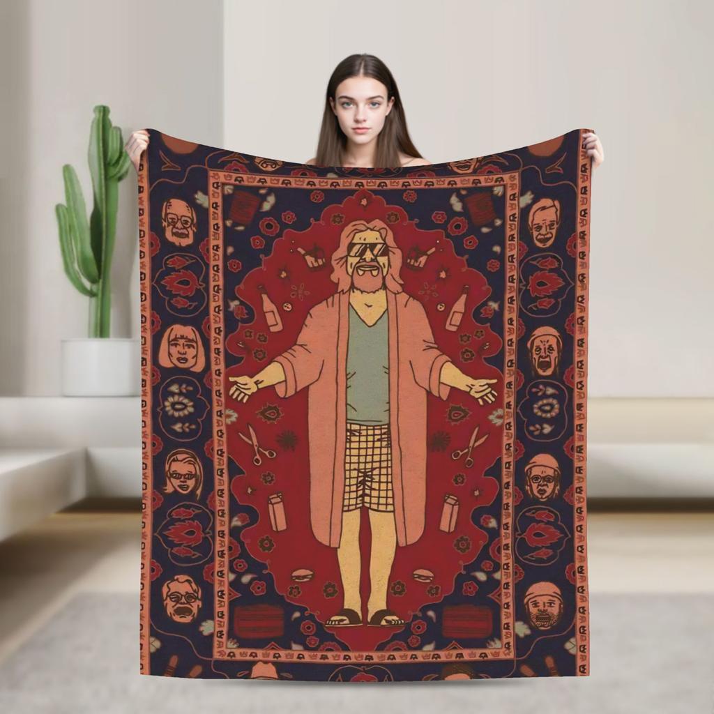 The Big Lebowski  Blanket  Soft Comfortable Plush Throw Blanket For Bedroom Travel Office Flannel Bedspread Bed Cover