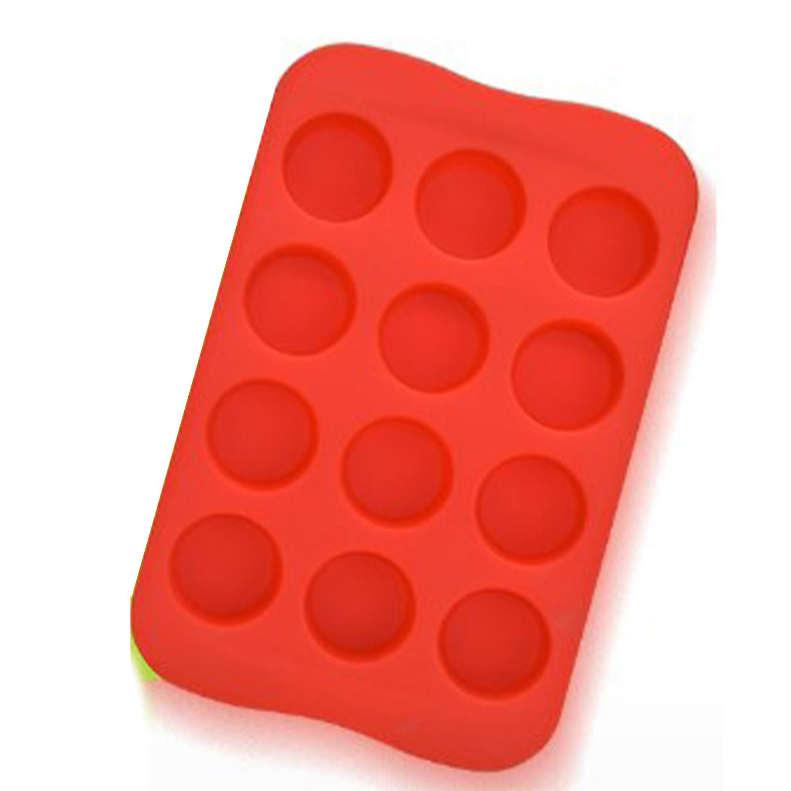 

Silicone Ice Cube Tray Flexible Multipurpose Reusable Chocolate Mold for Home Kitchen