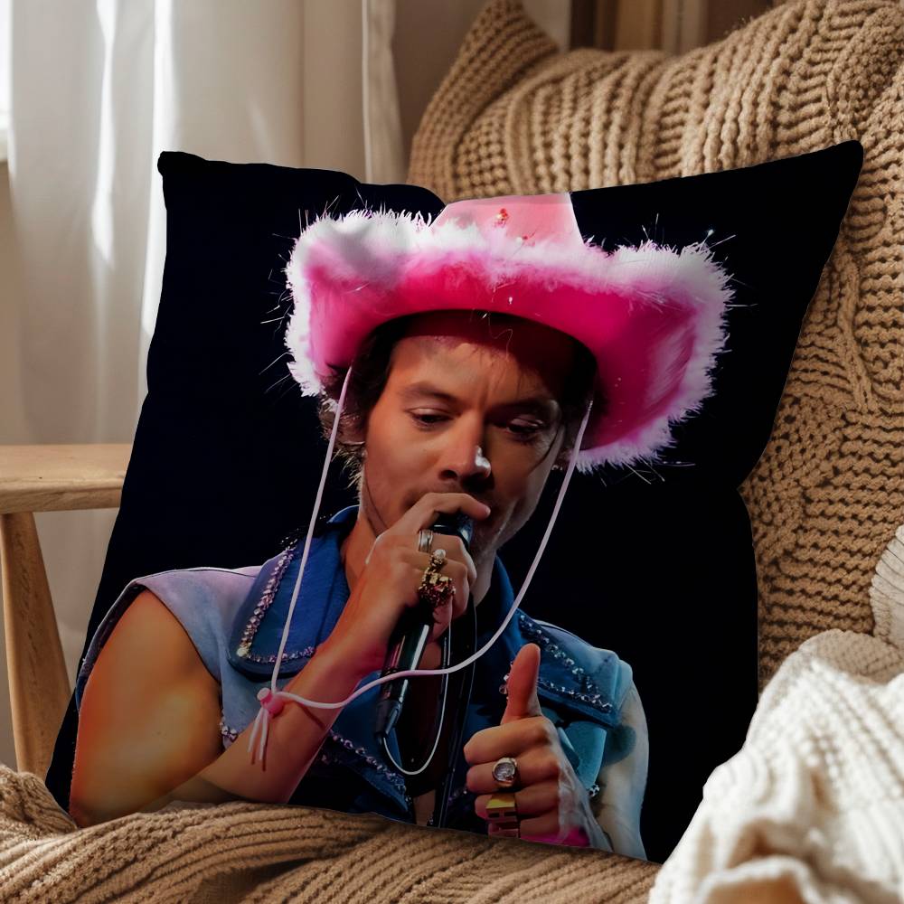 Federa Cuscino Harry Styles American Girls Federa Cuscino Copricuscino per Divano Soggiorno Adatto per Decorazione Casa Camera da Letto
