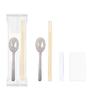 Yipan Disposable 4-in-1 Bamboo Utensil Set