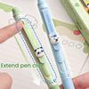 4 Pcs Retractable Erasable Gel Pens 0.5mm Fine Point Blue/Black Ink Refillable Ballpoint Pens for Office School Supplies