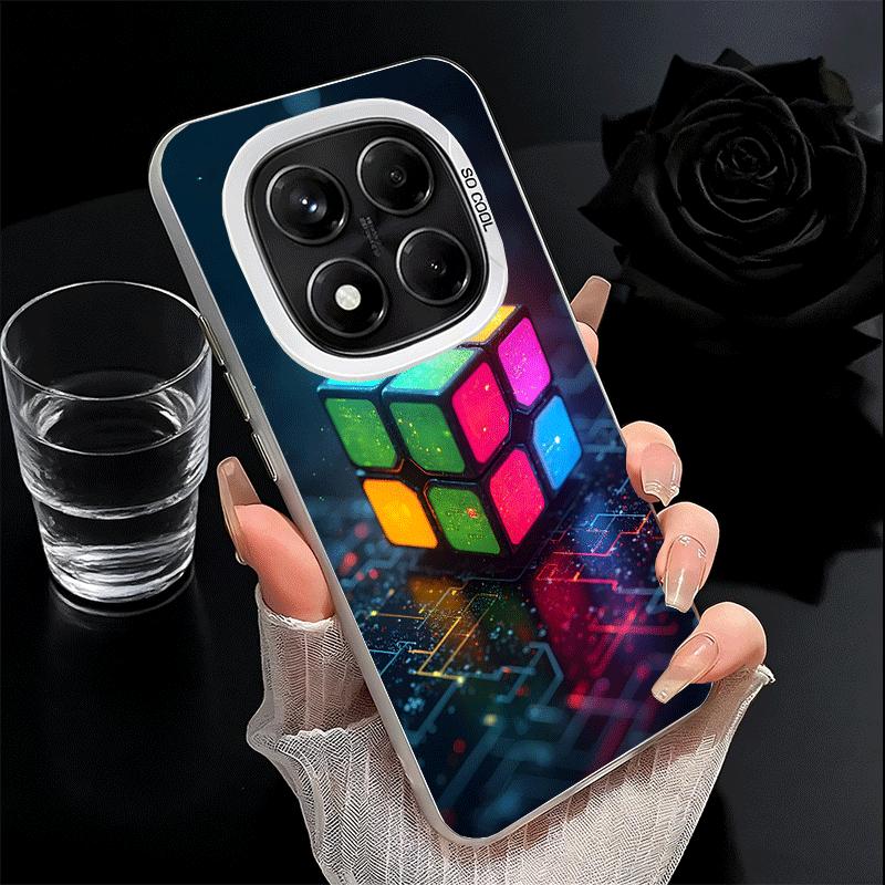 Rubik Cube Formula Spoofs Math Soft Phone Case for Xiaomi Redmi Note 13 14 15 Pro Plus 12S 12 11S 11 11T 10S 10 Shockproof Cover