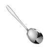 Large Serving Spoons Kitchen Stainless Steel Server Spoons Ergonomic Handle Kitchen Silverware Spoons For Weddings Parties