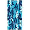 Microfiber Blue Dolphin Beach Towel Swimming Quick Drying Travel Camping Sports Towel
