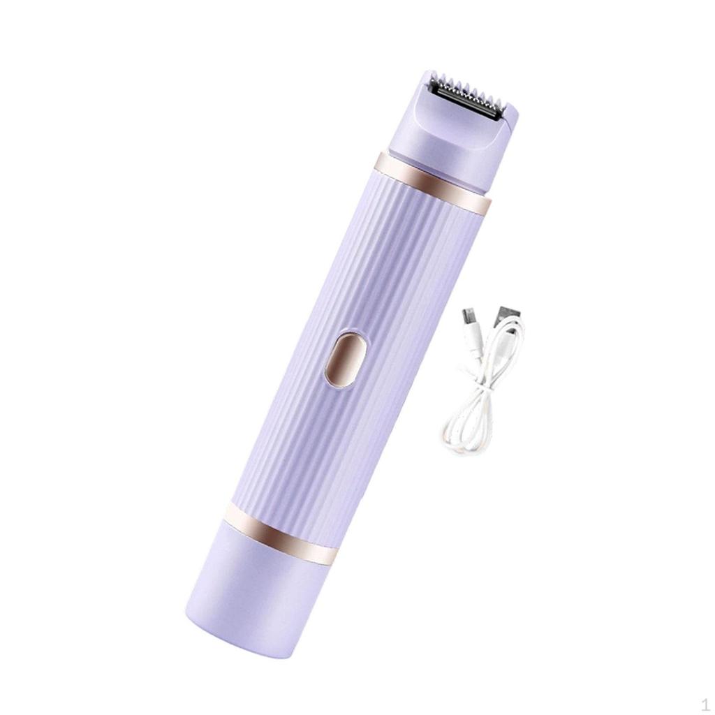 Bikini Trimmer Facial Hair Remover Double Headed Ergonomic Practical Electric Shaver for