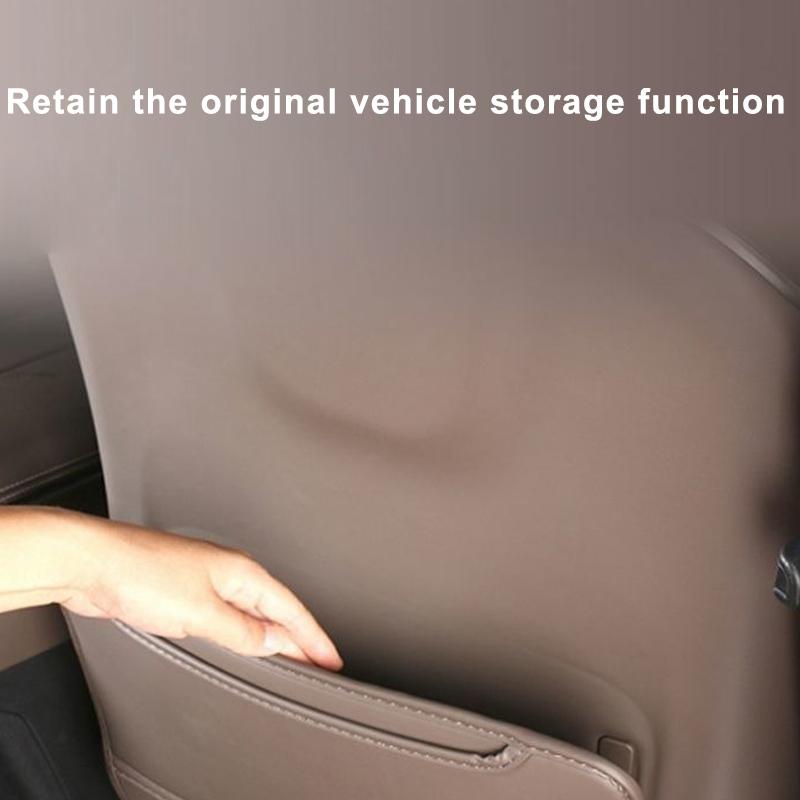 Car Seat Back Anti-Kick Pad Protector Cushion for BYD Han EV DMi 2020 2025 2025 2025 2025 2025 Anti-Dirty Mat Auto Accessories