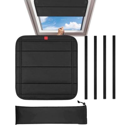 Rideau pare-soleil pour toit ouvrant de camping-car, pliable et durable, pour évents de camping-car, couvercle isolant pour puits de lumière, couverture imperméable pour ventilateur de camping-car, pare-soleil