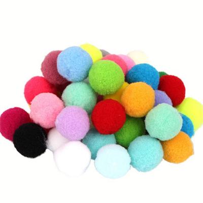 DIY Decoration Making Color Mix High Elasticity Pom Poms Colored Drops 20mm 100p, Mixed Colors, 2 Pieces, Korean Toy Supplies