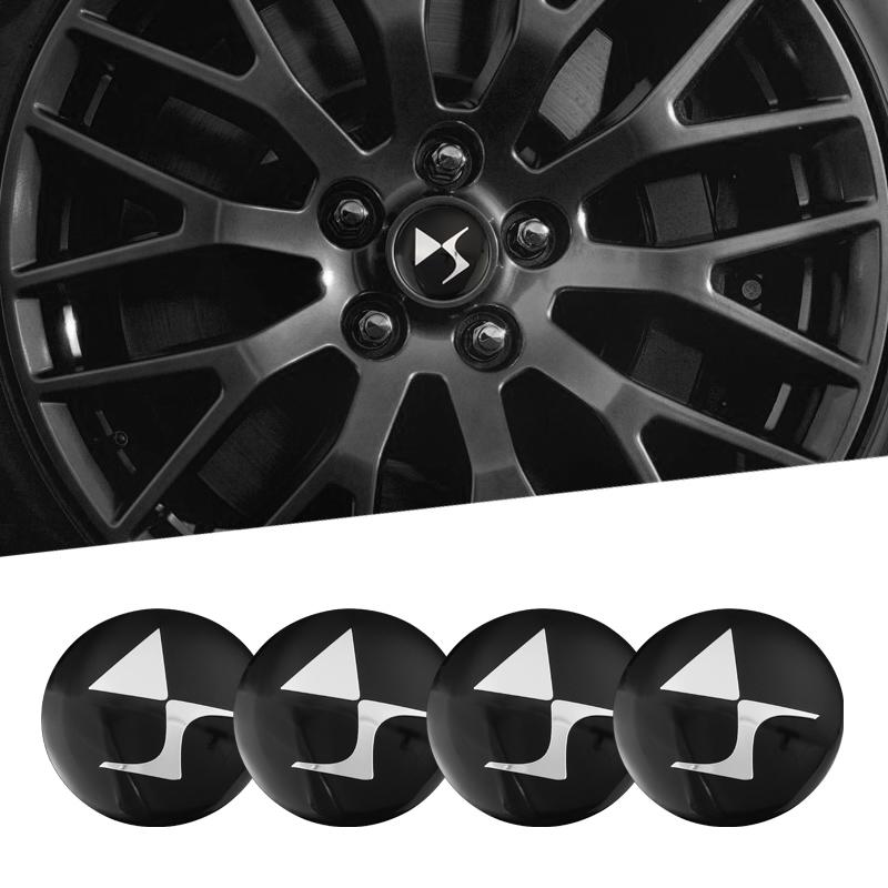 

4Pcs 56mm Car Emblem Auto Wheel Center Hub Caps Decal Accessories For DS SPIRIT DS4S DS5 5LS DS3 DS4 DS6 DS7 DS9 WILD RUBIS