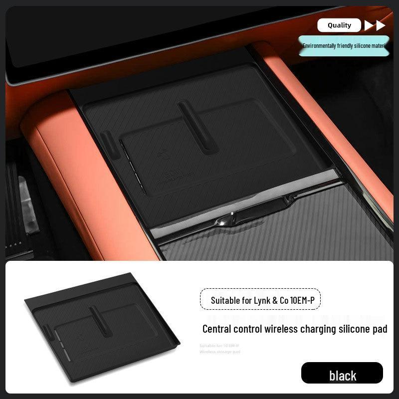 

Lynk & Co Silicone Wireless Charging Pad: Non-slip Phone Mat for 10emp Center Console, Compatible with 25 Interior Models
