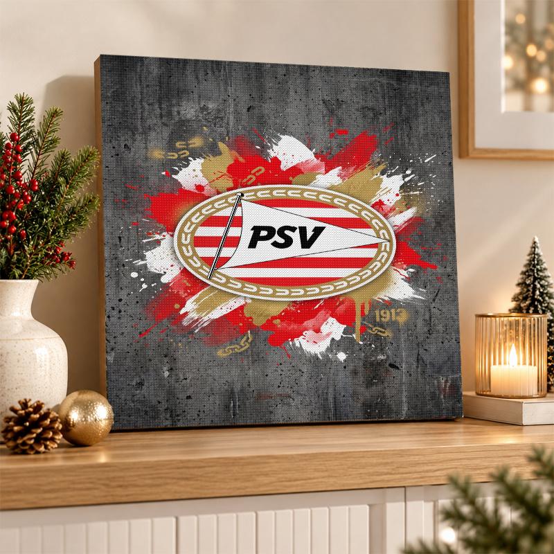 PSV Eindhoven FC Diamantmalerei Set 5D Vollbohrer DIY Diamantmosaik Wandkunst Heimdekoration