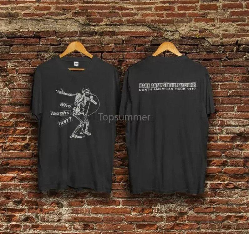 Unisex Shirt Cotton Oversize Large Size Best Vintage Rage Against The Machine