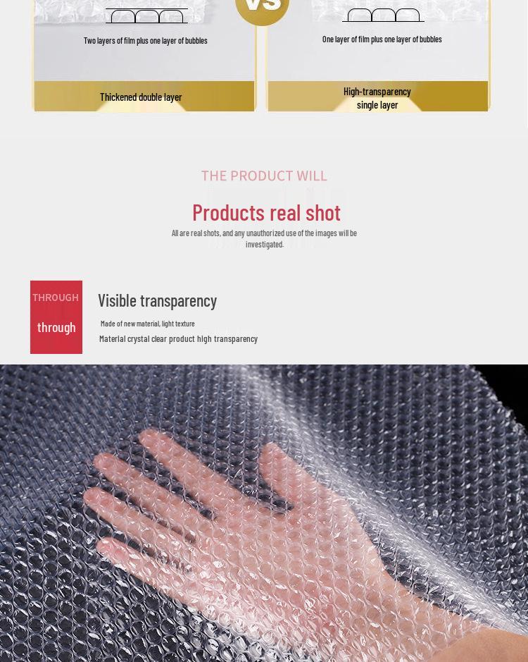 Shockproof Bubble Wrap Foam Roll - In Stock Packaging, 30 x 50