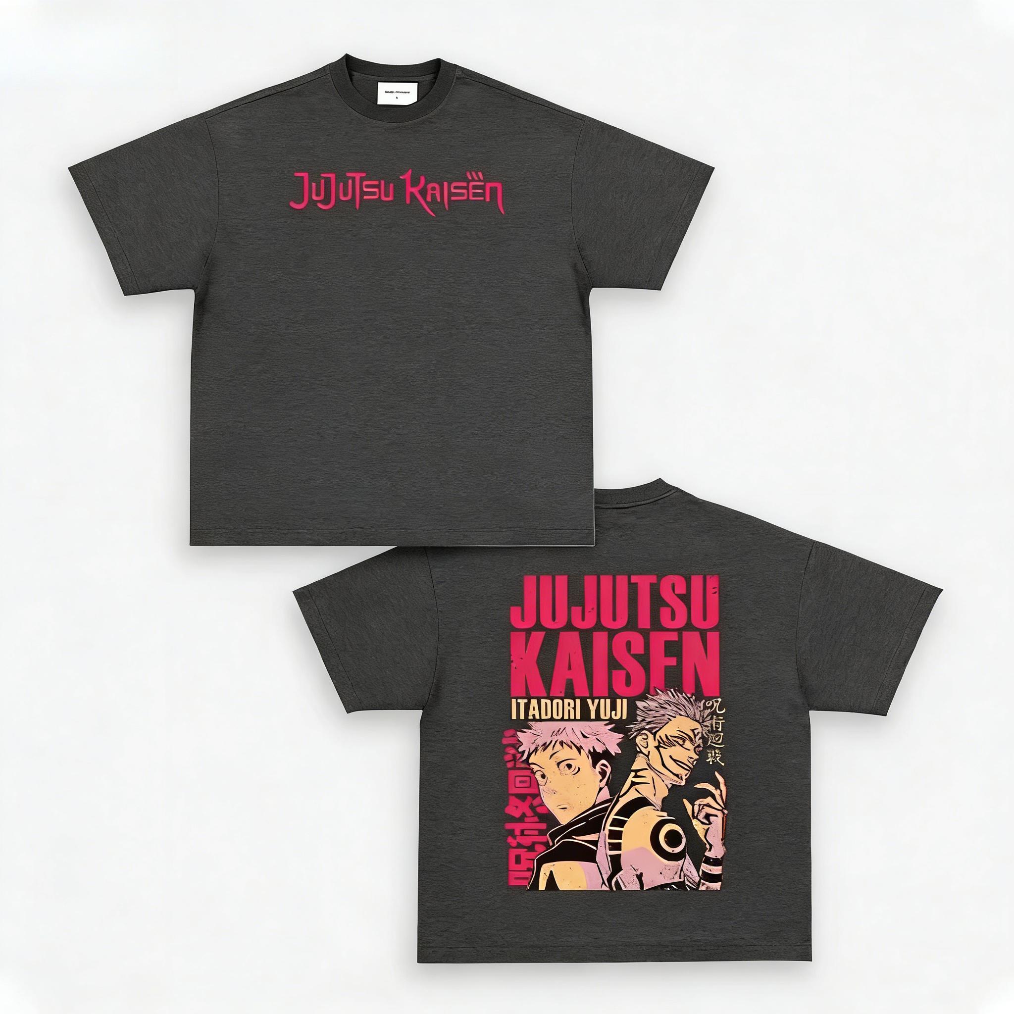 

Jujutsu Kaisen Trend Explosion Itadori Yuji Anime Unisexs T Shirt Summer pure Cotton Streetwear Women Graphic Tee Japanese Unisexga XL