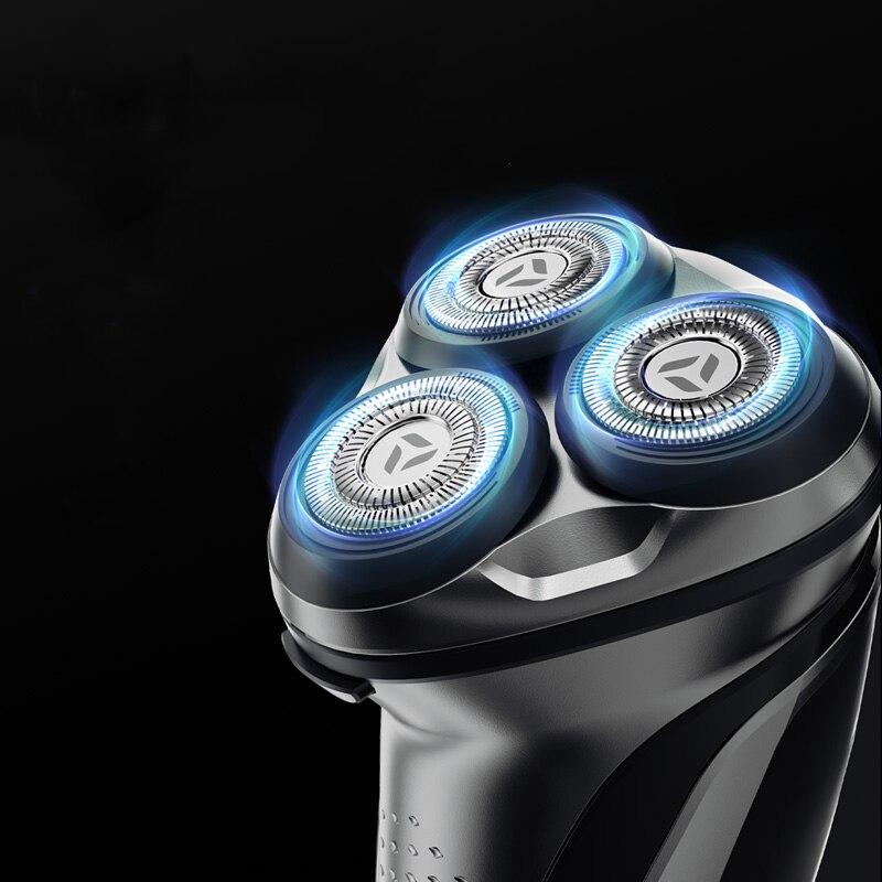 Blackstone Plus Electrical Rotary Shaver Full Body Washable IPX7 Waterproof Dry Wet Dual Use Rechargeable Shaving Machine