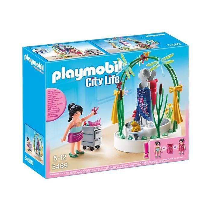 PLAYMOBIL - Styliste avec Podium Lumineux - Fille - A partir de 5 ans