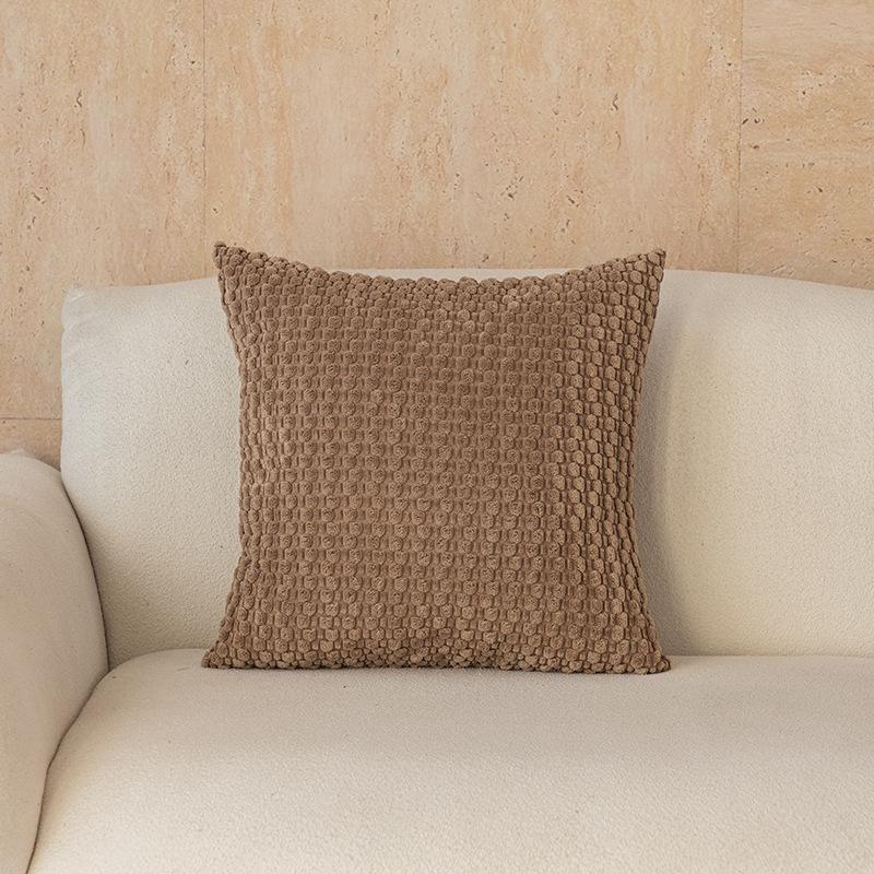2pcs Modern Double-Sided Design Soft Velvet Sofa Cushion Covers, Office Chair Backrest Pillowcases, Durable Headboard Cushion Covers for Sofa and Bed