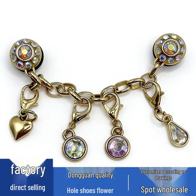 Shoe Flower Accessories: Metal Rhinestone Pearl Buckles & Decorations
