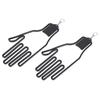 2Pcs Golf Glove Plastic Support Stretcher Bracket Rack Hanger Tool Accessory Supply Black