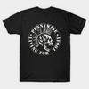 Asian Size Men Black Print T-shirt Pennywise Band No-Cut Heat Transfer Print Cotton Tshirt
