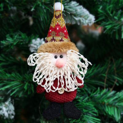 Happy New Year Xmas Ornaments Santa Claus Snowman Elk Tree Pendant Doll Hang Decorations for Navidad Home Decor Christmas Decor