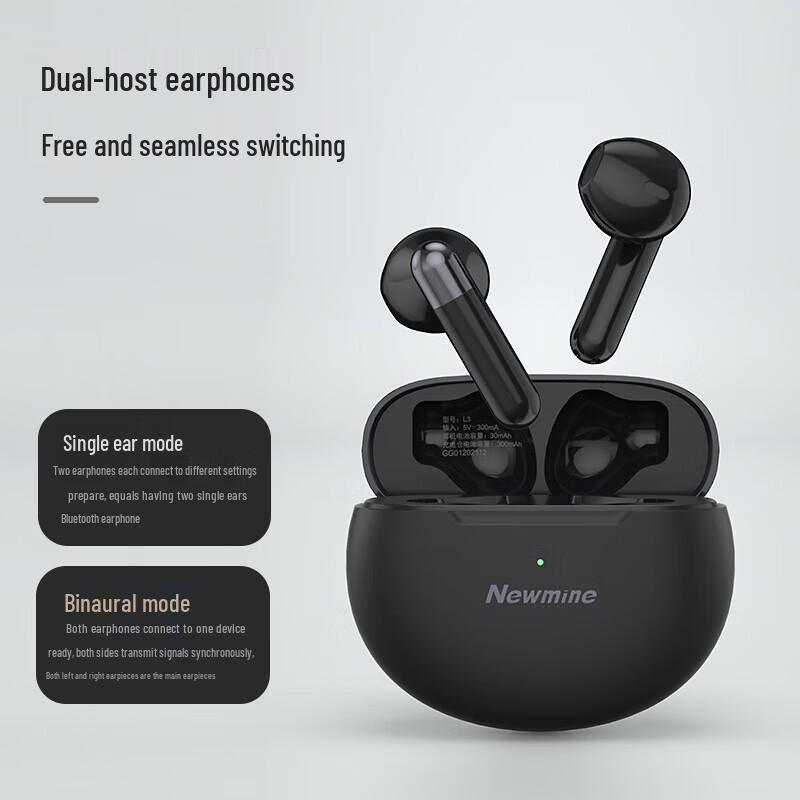 Newmine L3 Semi-in-ear True Wireless Bluetooth Earbuds