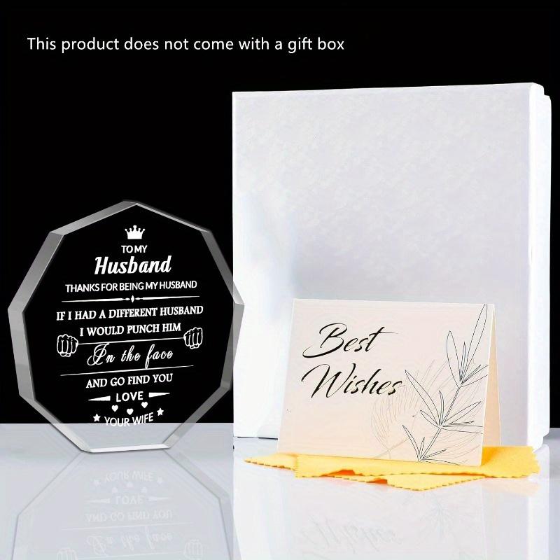 "My Man" Appreciation Gift - Heartfelt Home Decor for Husband's Special Moments