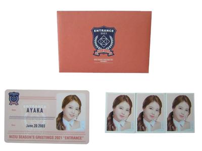 NiziU GREETINGS 2021 SPECIAL GOODS Student ID ID Photo SEASON’S “ENTRANCE” & & [AYAKA AYAKA]