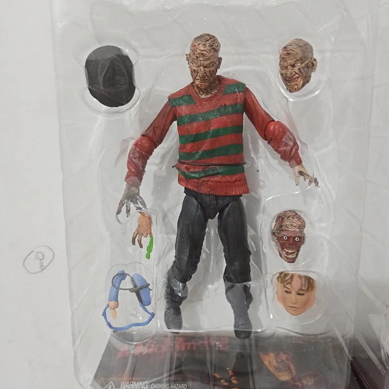 NECA Фредди Крюгер Фигурка Коллекционная Модель Игрушка Хэллоуин Ужасы Рождественские Подарки