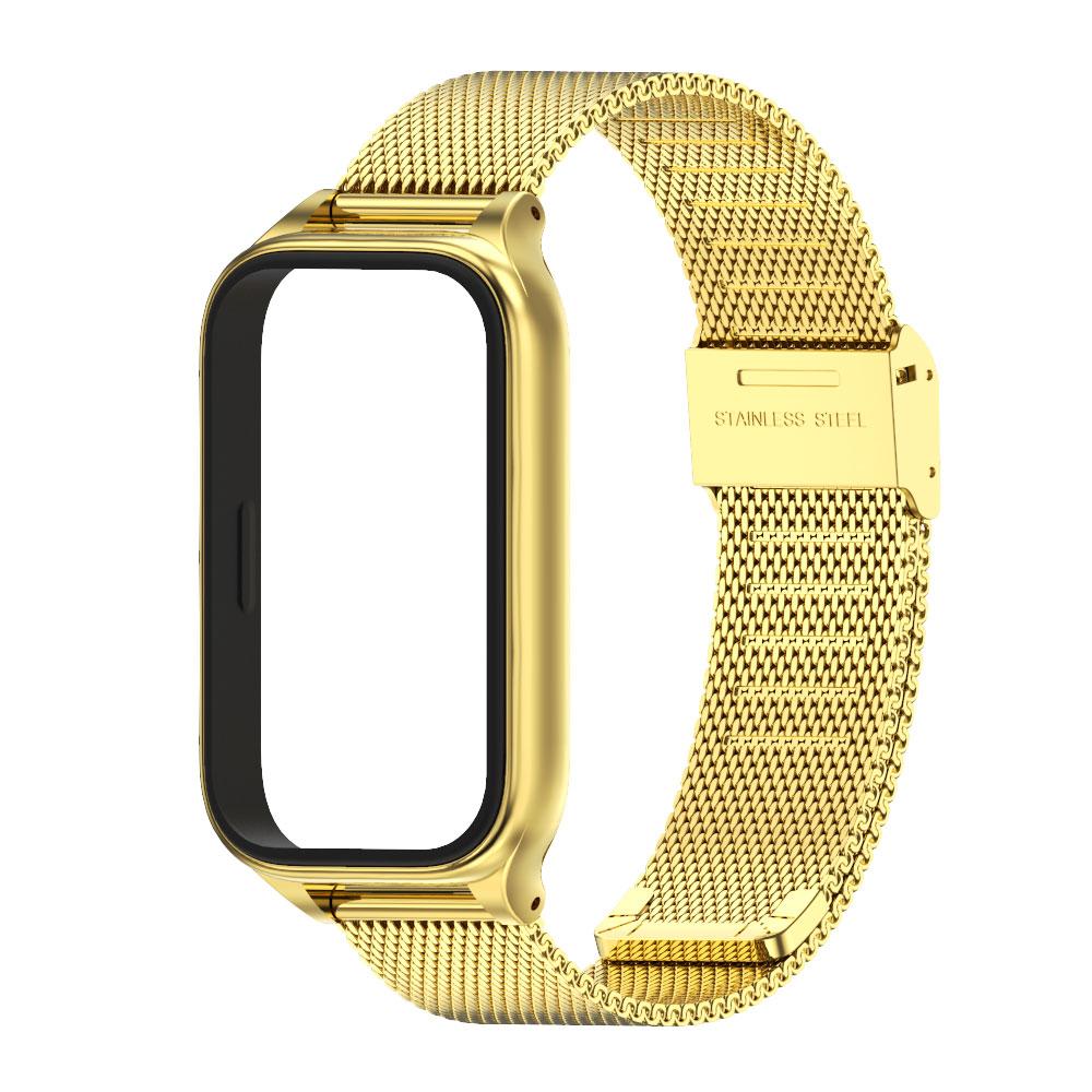 For Xiaomi Smart Band 9 Active Strap Smart Bracelet Mi Band 9 Active Strap Metal Stainless Steel Replacement Wrist Watchband 7