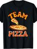 Team Pizza Matching Pizza Lover Foodie Family Kids Toddlers T-Shirt Same Style for Men And Women 2025 Summer Short-Sleeved Printed T-Shirt Pure 220G