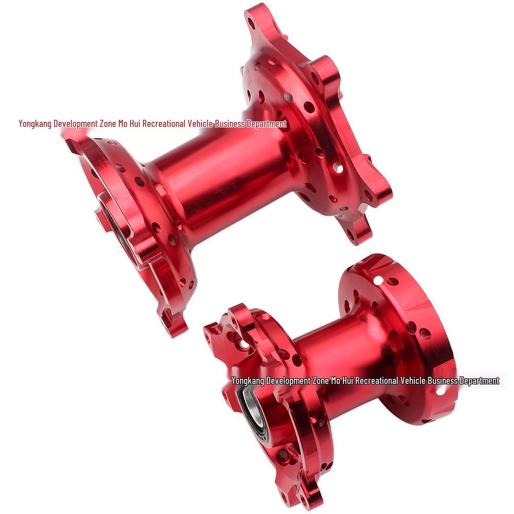 CNC Front & Rear Wheel Hubs & Spokes for Honda CRF250R/CRF450R Off-Road Bikes
