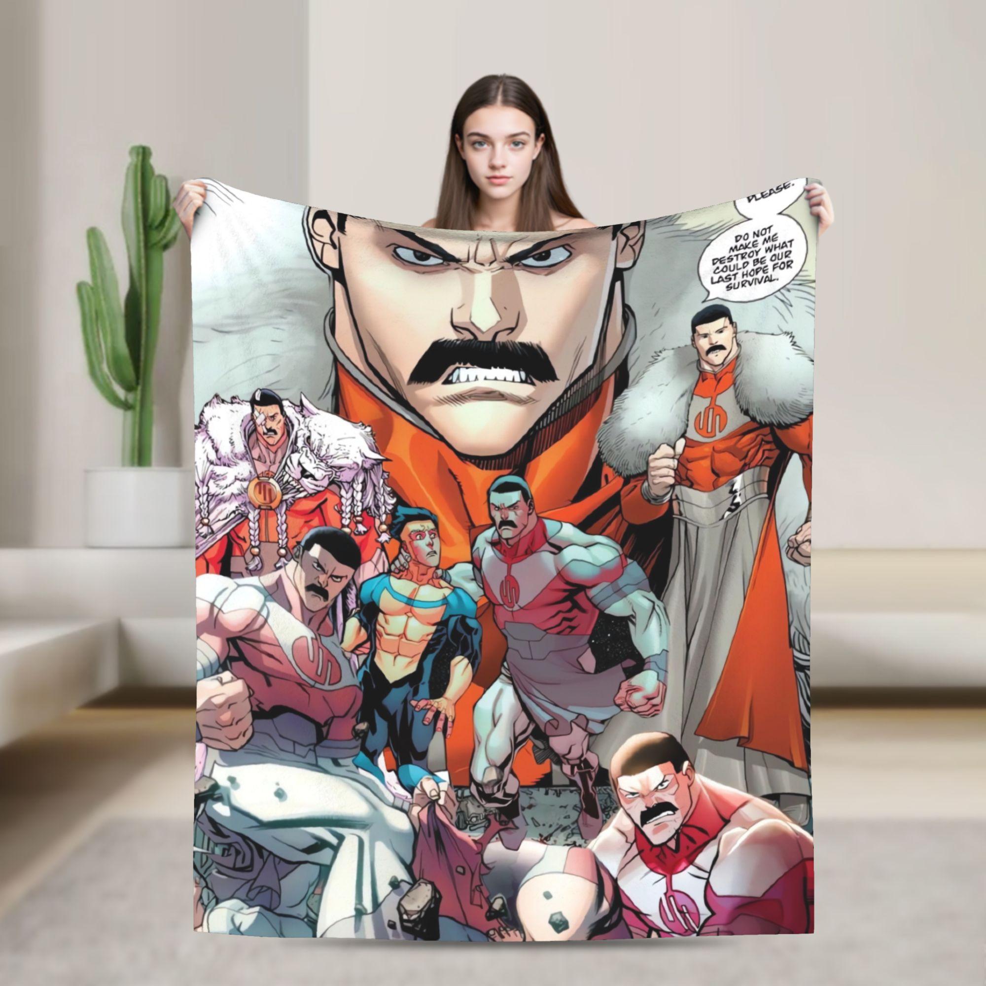 Invincible Thragg () Blanket  Camping Flannel Throw Blanket For Home Decor Warm Soft Custom Quality Bedspread Gift 130x150cm
