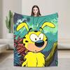 Marsupilami Super Warme Decke Mädchen Jungen Plüsch Überwurfdecke Lustiger Sofa Sessel Flanell Tagesdecke Sofabettbezug
