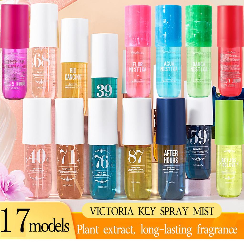Cross 18 Styles Alcohol-Free Brazilian Perfume Mist for Body & Hair - Long-Lasting Women's Fragrance