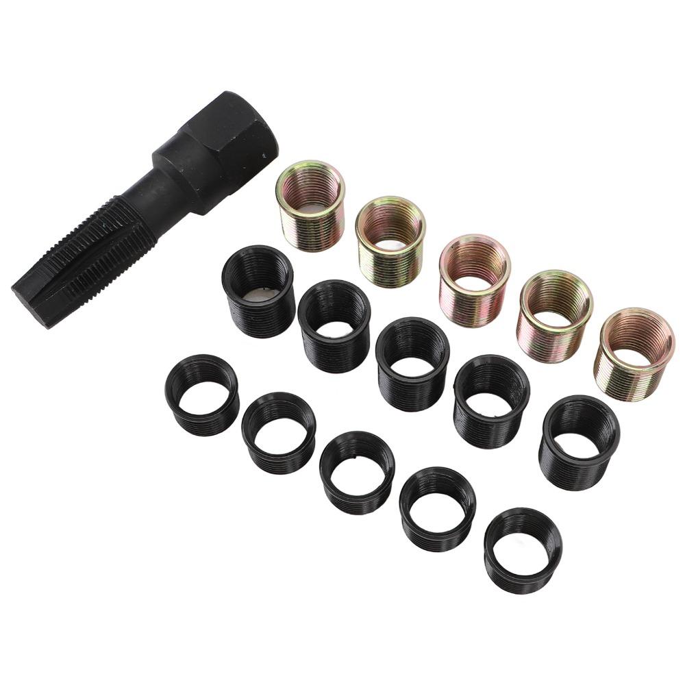 16PCS M16x1.25 Tap Spark Plug Thread Repair Kit  Spark Plug Thread Repair