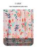 Elegant Plus Size Floral Cotton-Silk Sleeveless Summer Dress