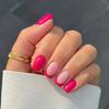 24Pcs Love Ballerina Press On Nails Set Full Cover Artificial Fake Nails Professional Adhesive Free False Nail Art