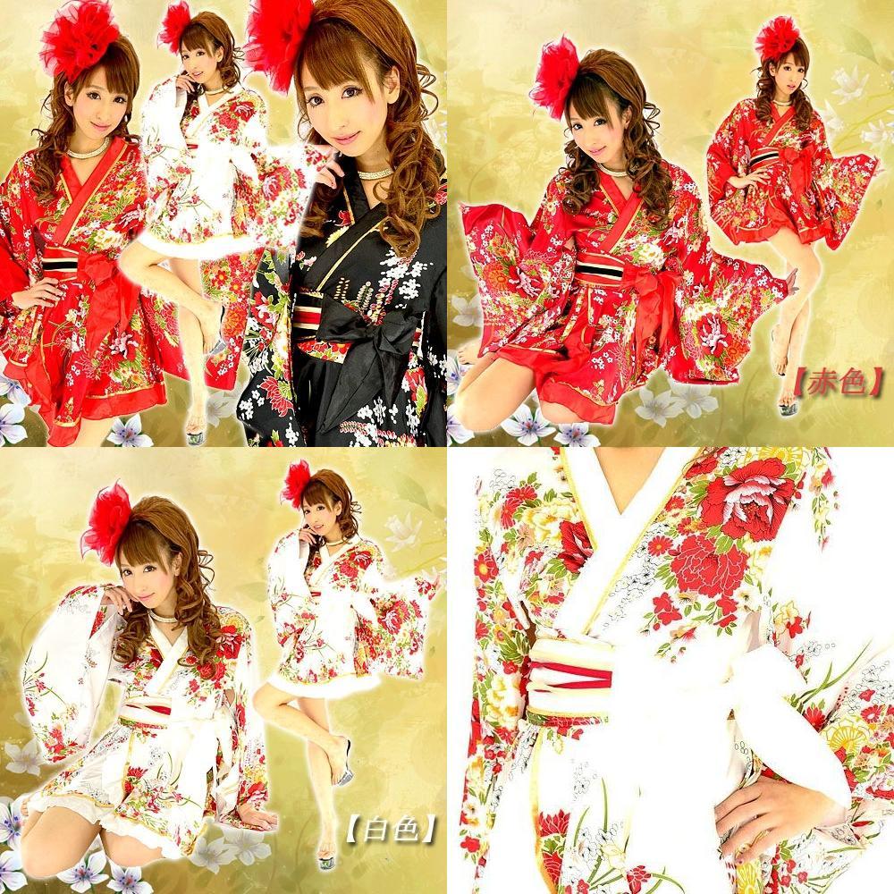 Women's Elegant Floral Kimono Robe Traditional Style Cosplay Anime Photo Shoot Sleepwear" Characters)