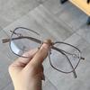 New Stylish Women Eyeglass Frames Square Shape Anti Blue Light Glasses For Women  Material Glasses