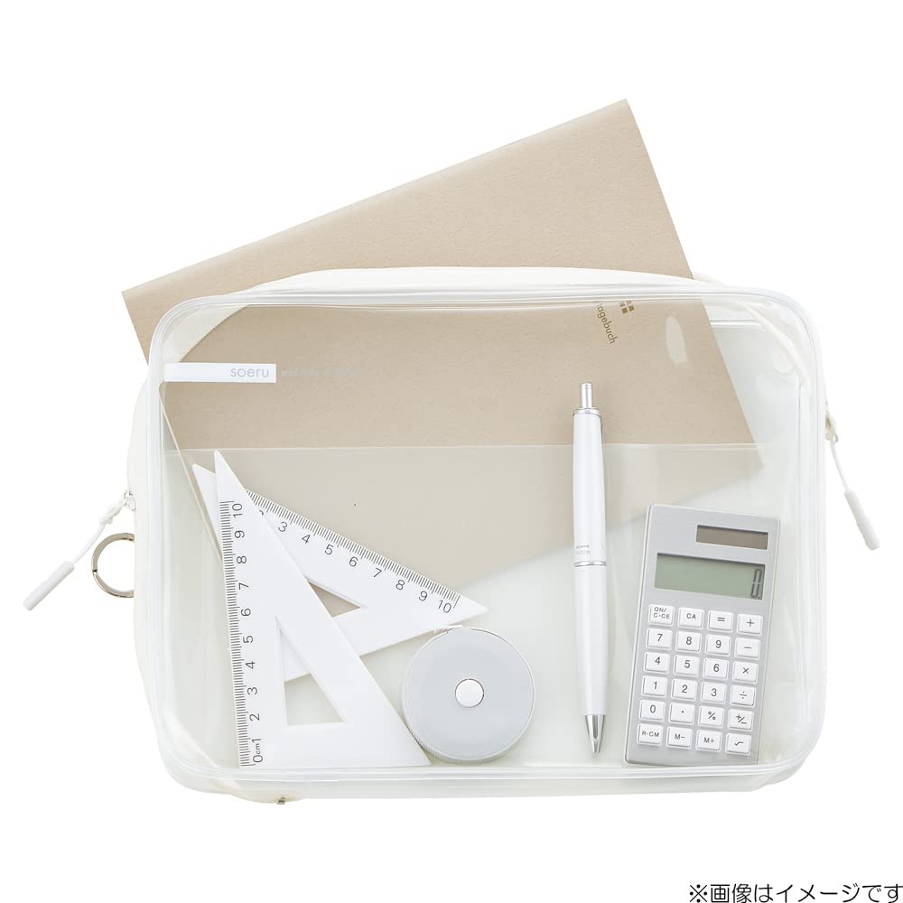 LIHIT LAB Clear Box Case A5 Frosted Clear SOERU F8200-1