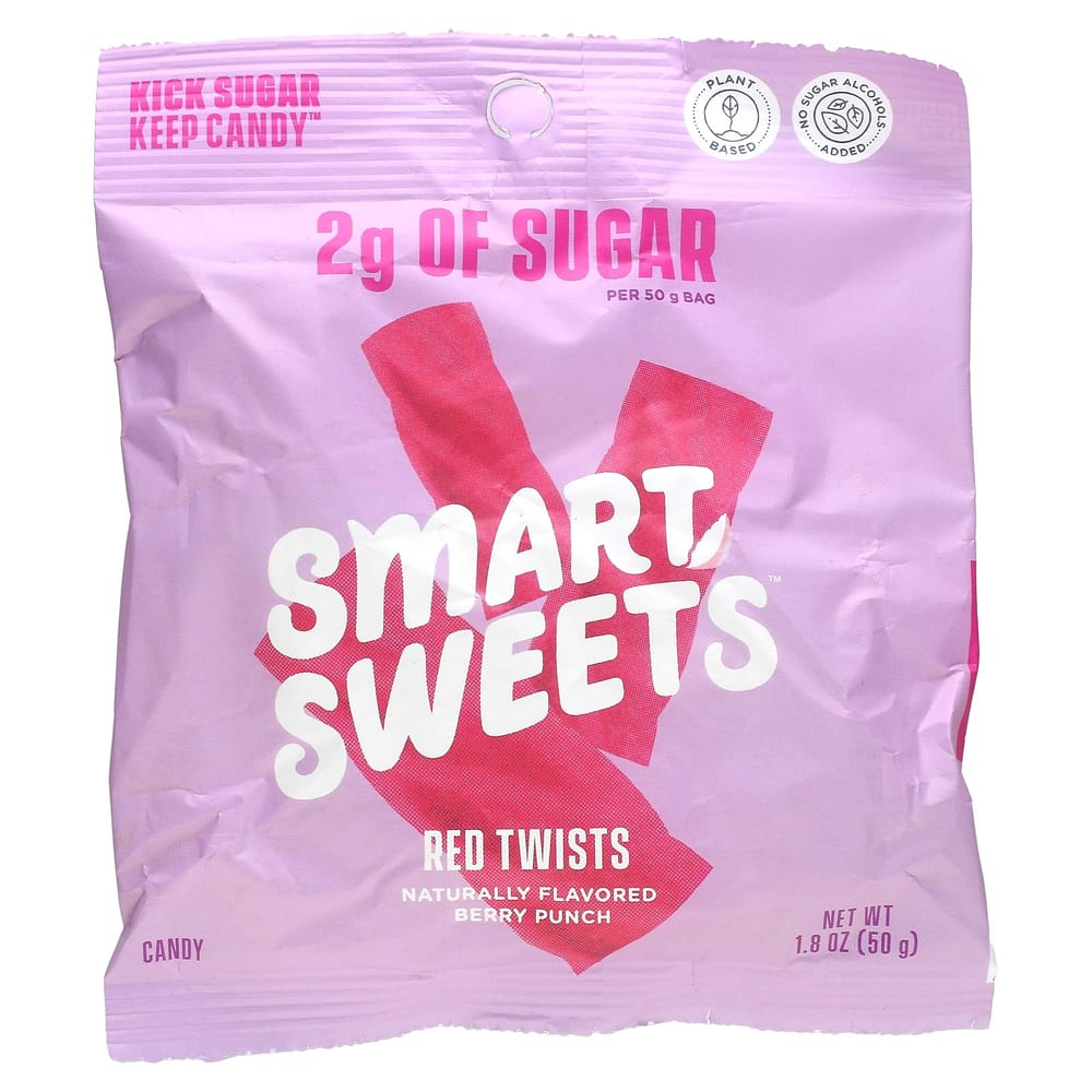 SmartSweets Red Twists Berry Punch 50g (1.8oz)
