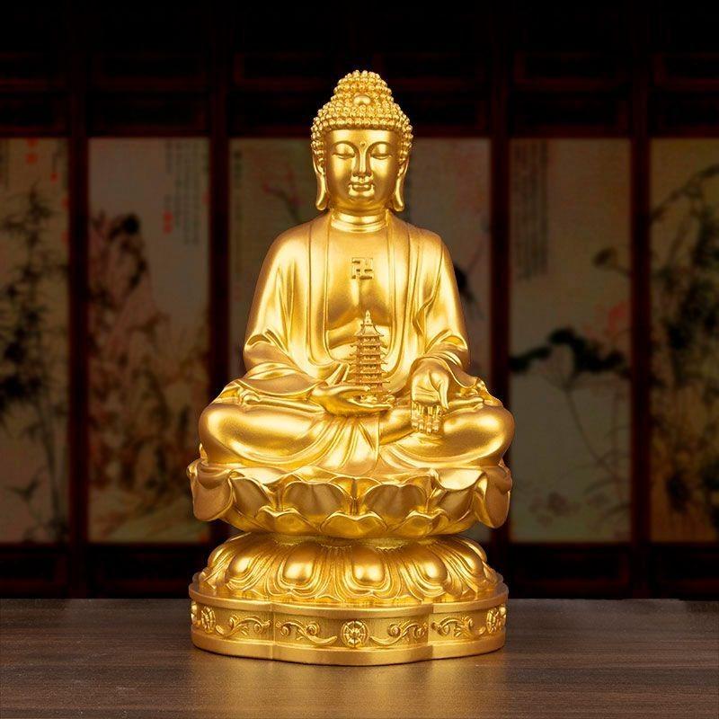Statue of The Medicine Buddha Holding
